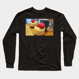 Paris Raspberry Macarons Long Sleeve T-Shirt